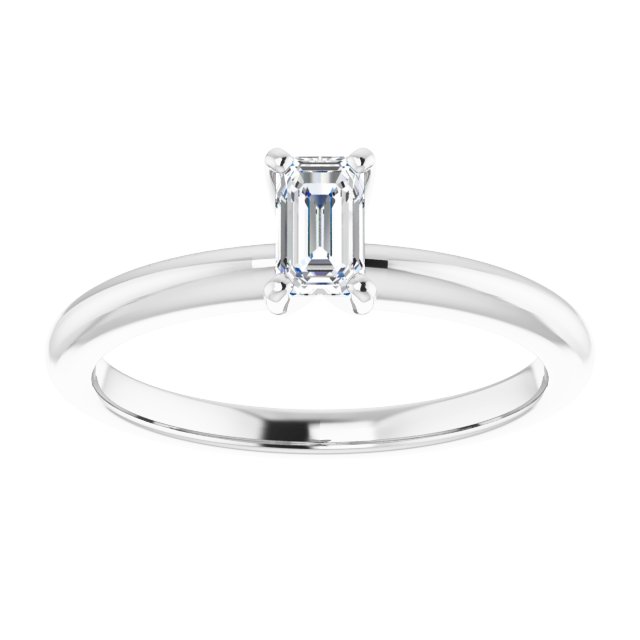 emerald-14K White gold