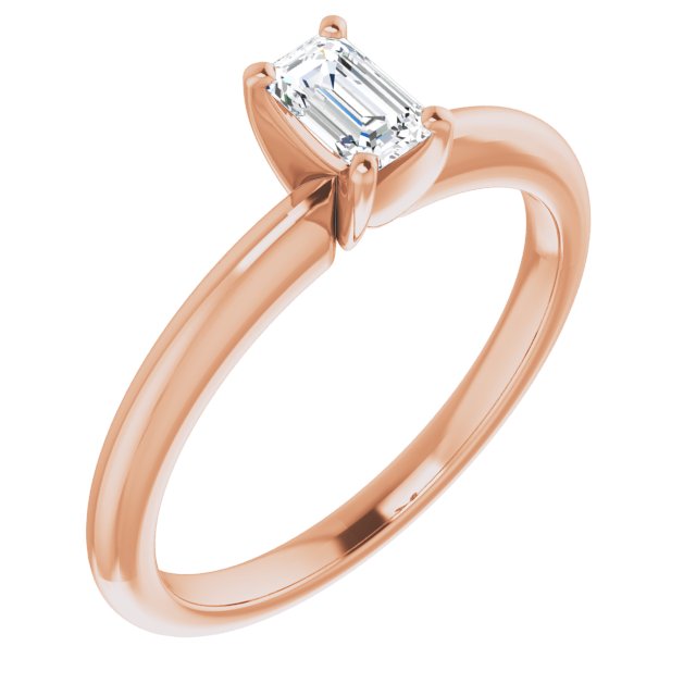 emerald-14K Rose gold