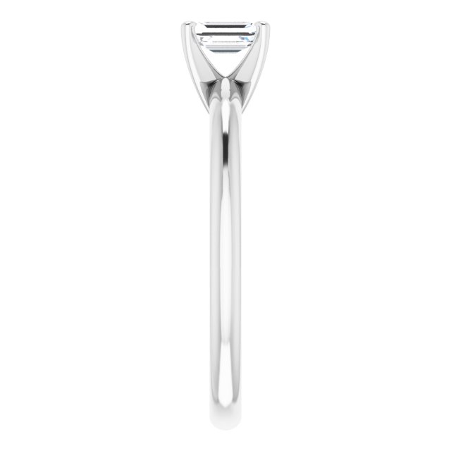 emerald-10K White gold