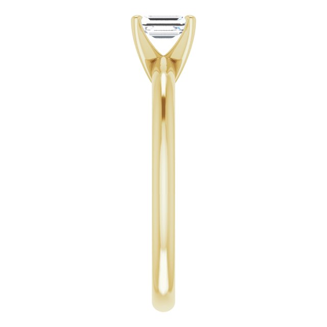 emerald-18K Yellow gold