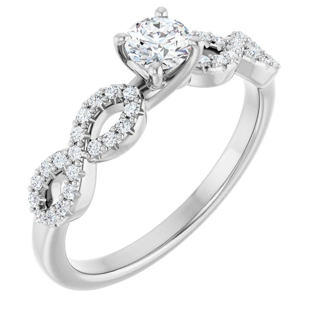 round-18K White gold