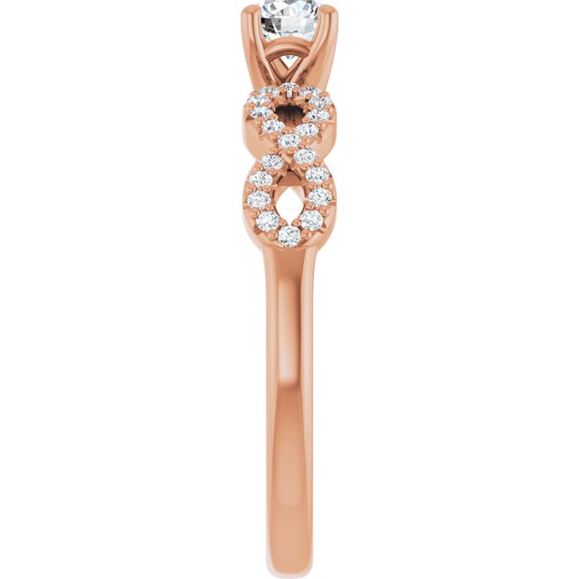 round-10K Rose gold