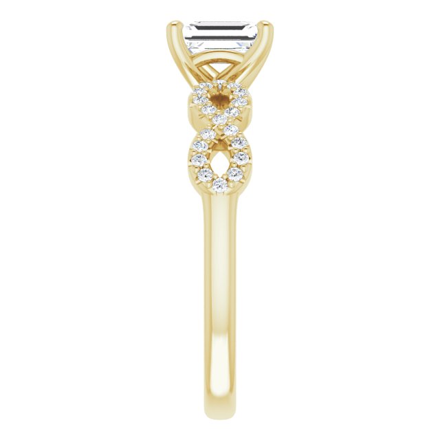 emerald-18K Yellow gold