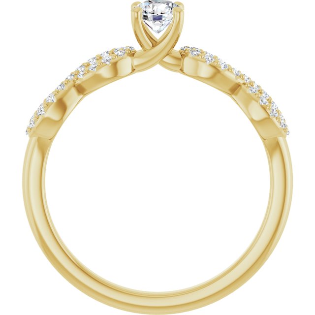 round-10K Yellow gold