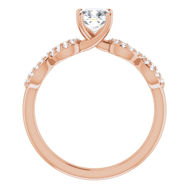 cushion-14K Rose gold