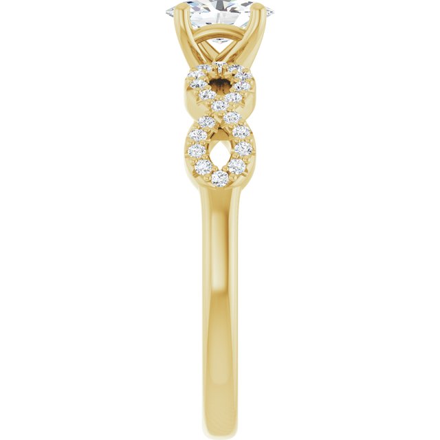 oval-18K Yellow gold