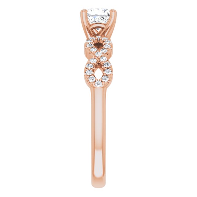 square-18K Rose gold