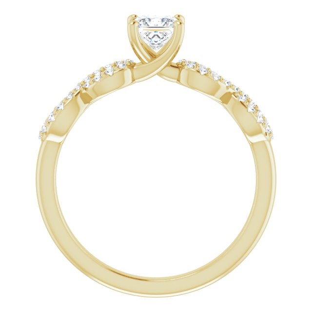 square-10K Yellow gold