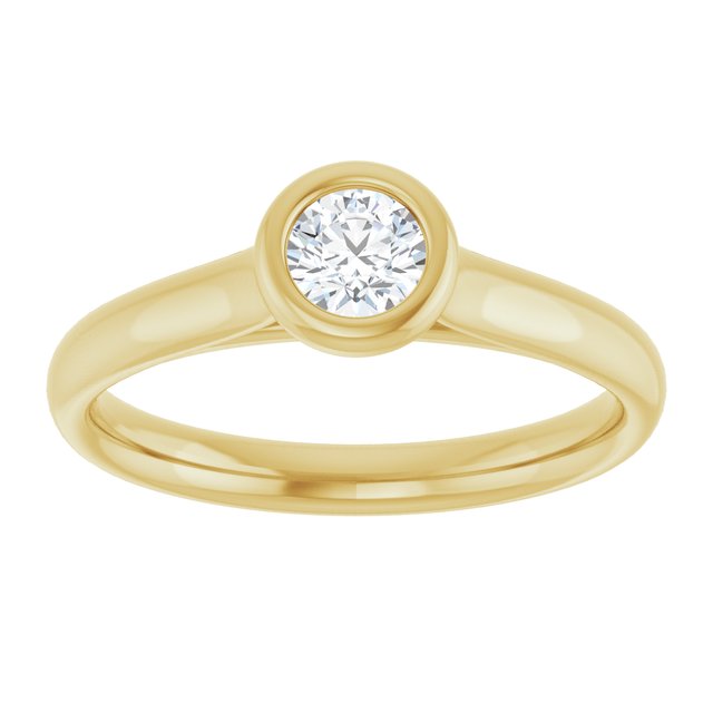round-10K Yellow gold