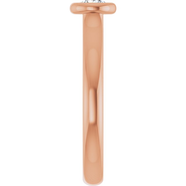 round-18K Rose gold