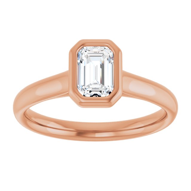 emerald-14K Rose gold