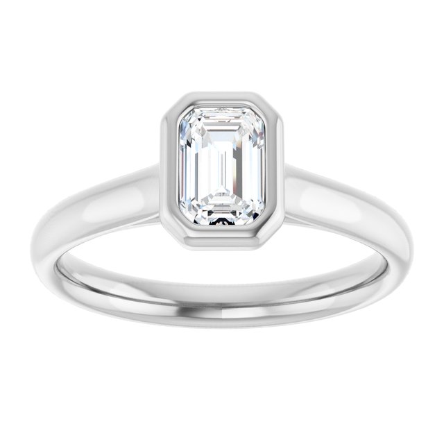 emerald-18K White gold