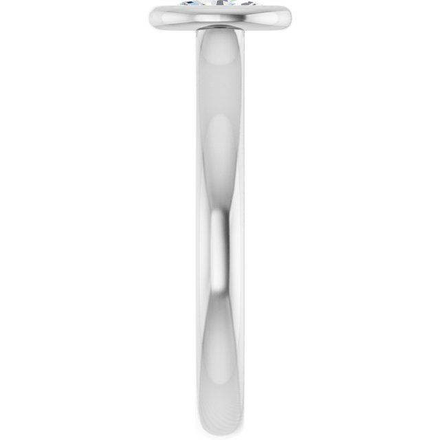oval-10K White gold