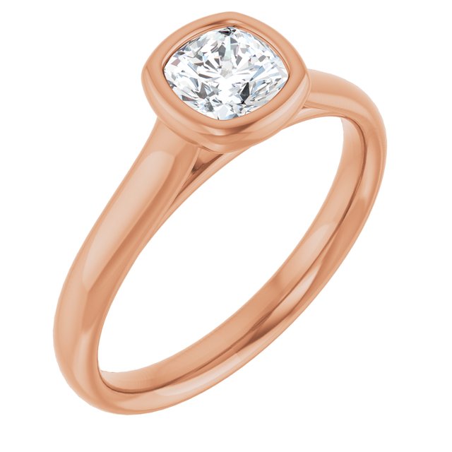 cushion-18K Rose gold