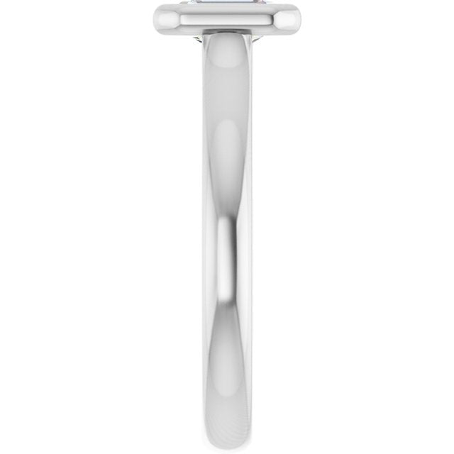 emerald-14K White gold