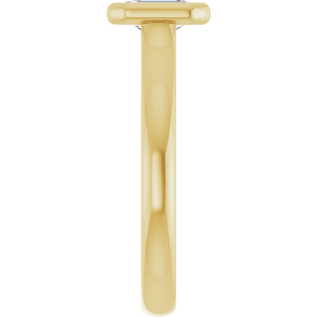 emerald-10K Yellow gold