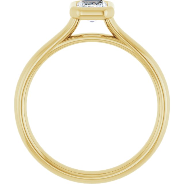 emerald-18K Yellow gold