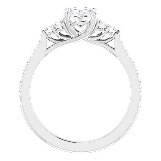 oval-10K White gold