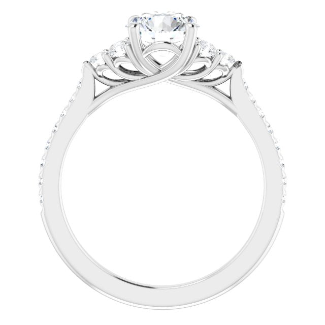round-10K White gold