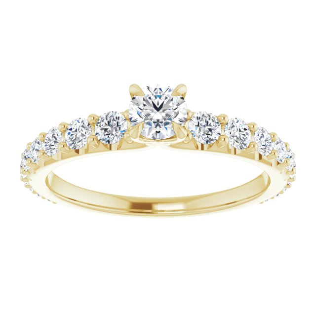round-10K Yellow gold