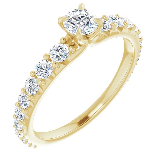 round-10K Yellow gold