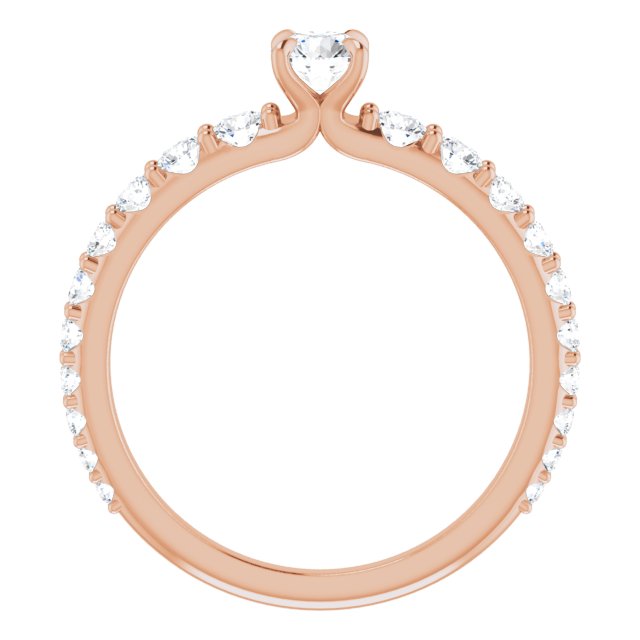 round-18K Rose gold