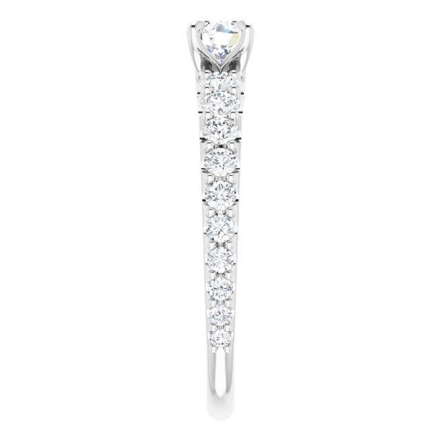 round-10K White gold