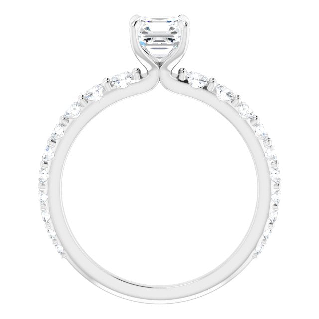 asscher-10K White gold