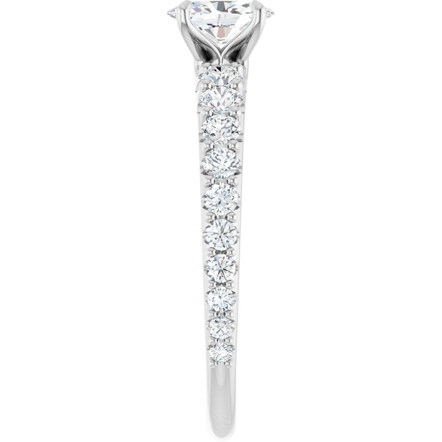 oval-10K White gold