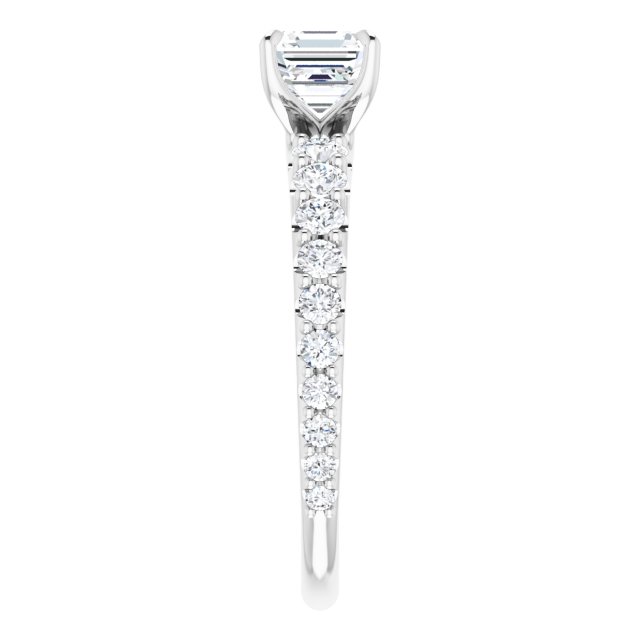 asscher-14K White gold