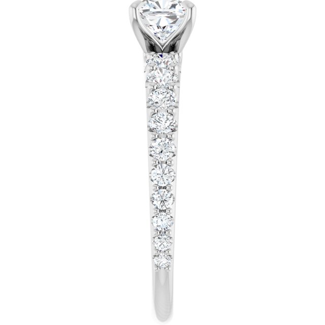 cushion-10K White gold