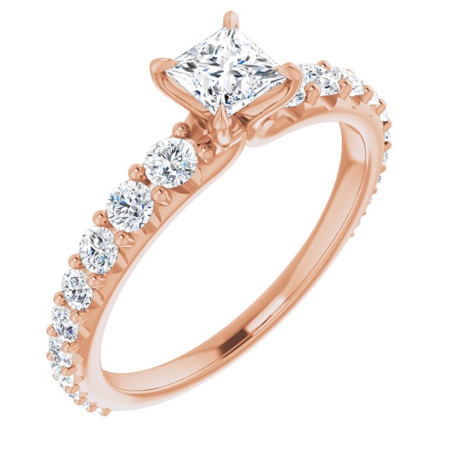square-10K Rose gold