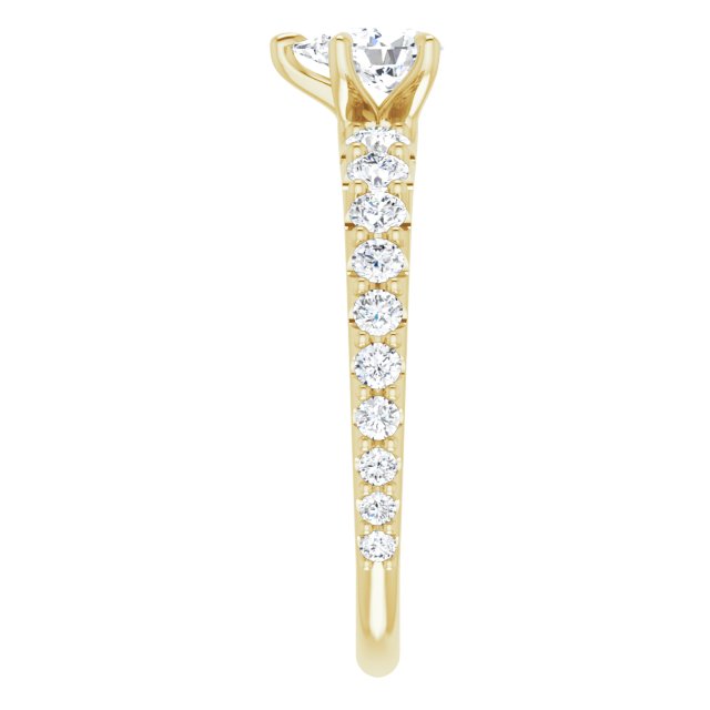 pear-14K Yellow gold