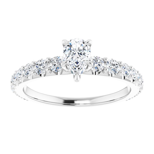 pear-10K White gold
