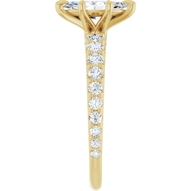 marquise-14K Yellow gold