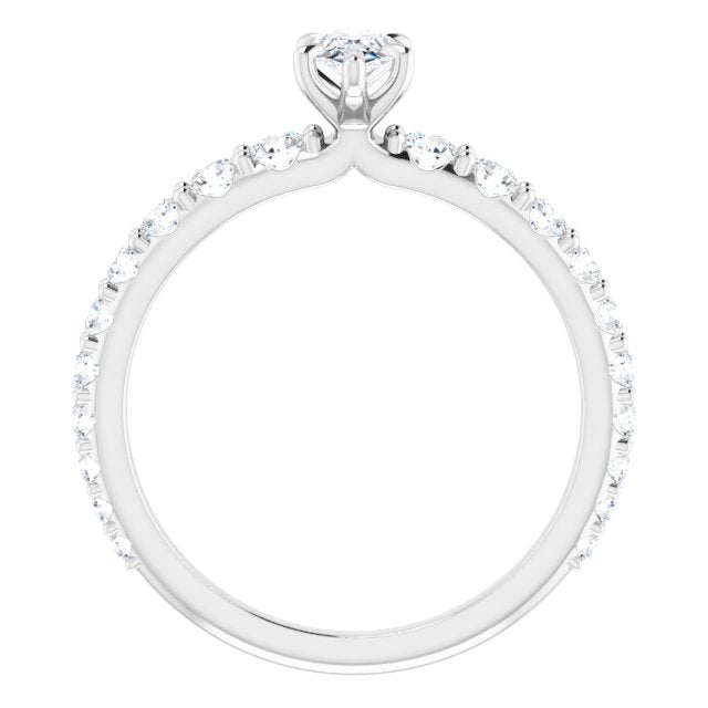 pear-10K White gold
