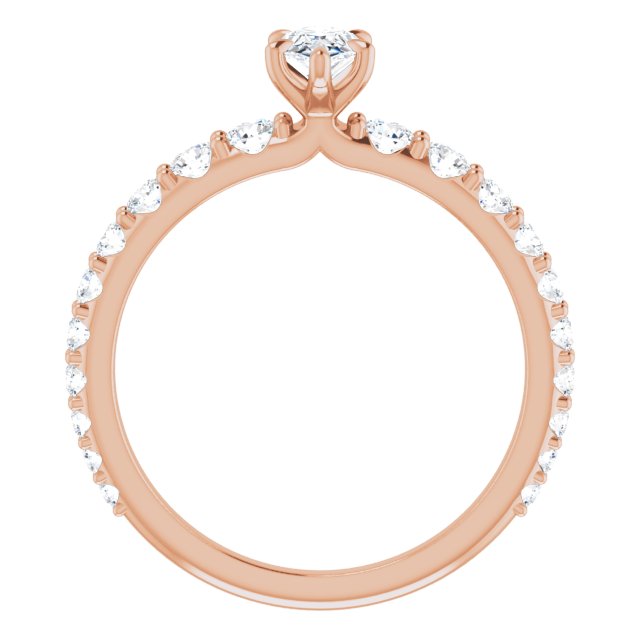pear-14K Rose gold