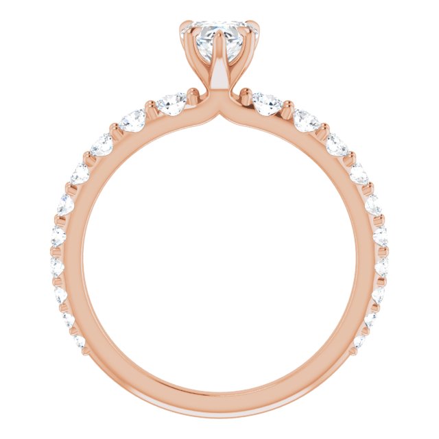 heart-10K Rose gold