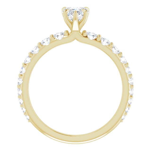 heart-14K Yellow gold
