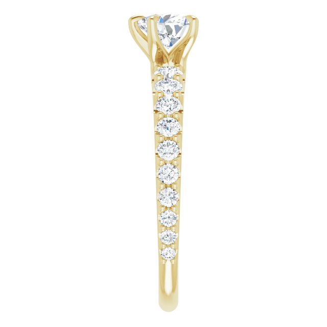 heart-14K Yellow gold