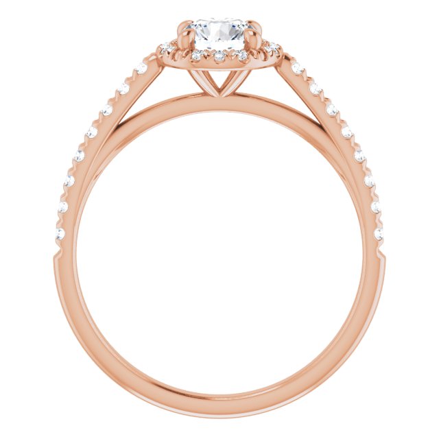 round-10K Rose gold