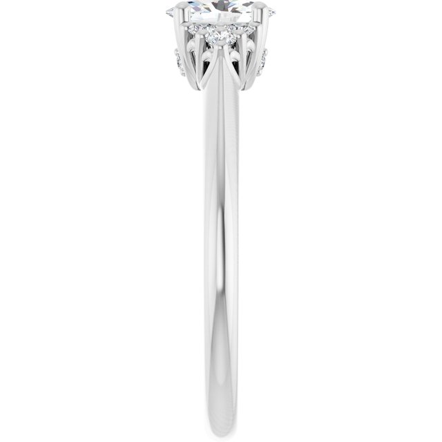 oval-10K White gold