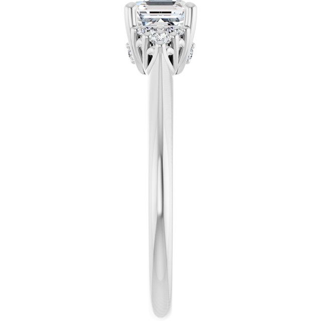 asscher-14K White gold