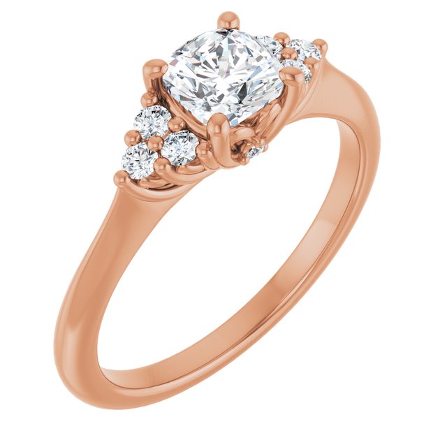 cushion-10K Rose gold
