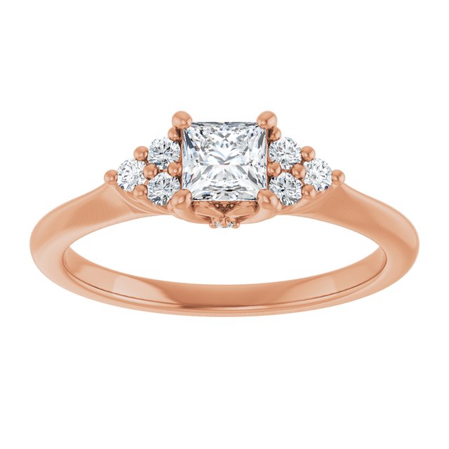 square-18K Rose gold
