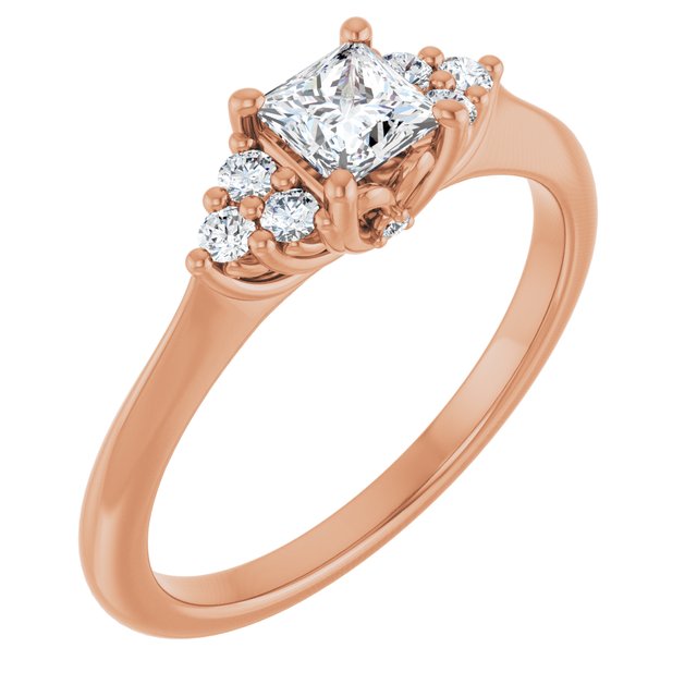 square-14K Rose gold