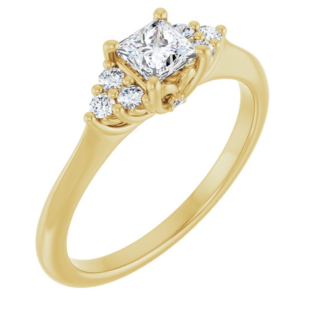 square-10K Yellow gold
