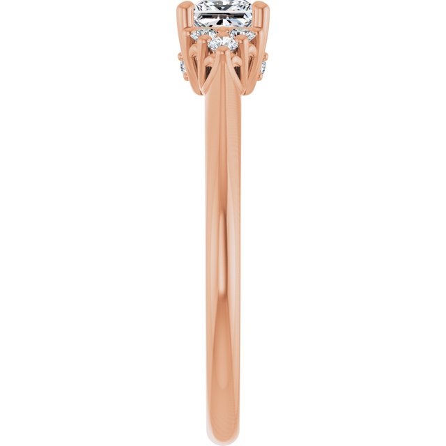 square-14K Rose gold
