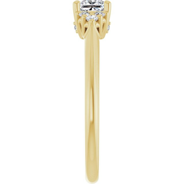 square-14K Yellow gold