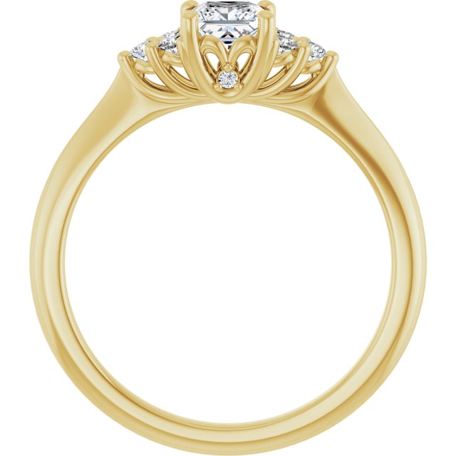 square-10K Yellow gold